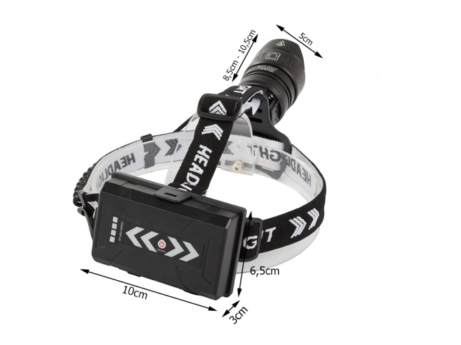 Profesjonalna czołówka z LED Cree XHP360 Powerbank Zoom od Bailong
