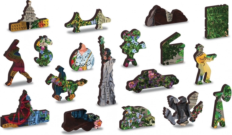 Unikalnie wyprofilowane elementy jak małe figurki