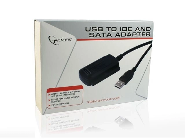 Adapter USB2.0 na IDE/SATA/2,5'/3,5' z zasilaniem