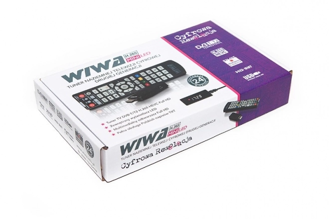 Tuner TV H.265 MINI LED DVB-T/DVB-T2 H.265 HD