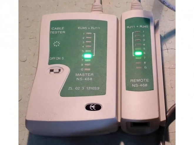 Tester do kabli sieciowych RJ45 i RJ11