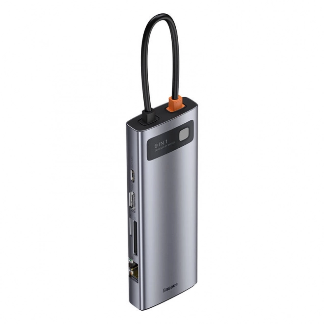 Wielofunkcyjny hub Baseus Metal Gleam Series 9w1