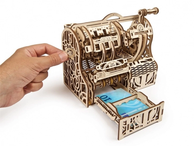 Ugears 3D drewniane mechaniczne puzzle Kasa