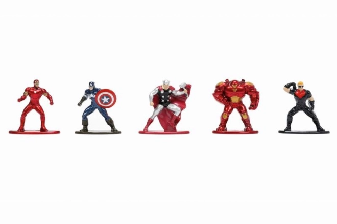 Metalowe Nano figurki kolekcjonerskie od Marvel 20 szt.