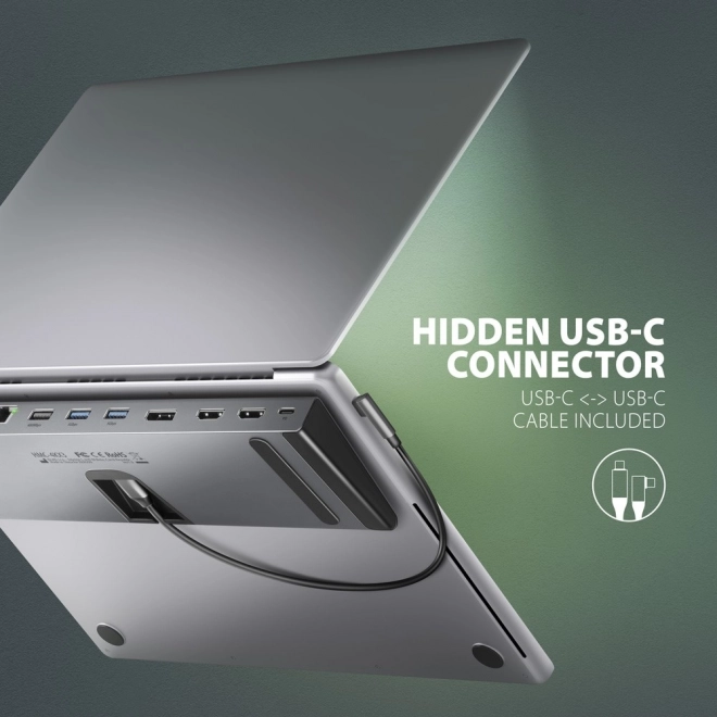 Wieloportowy hub USB-C 11w1 5Gbps