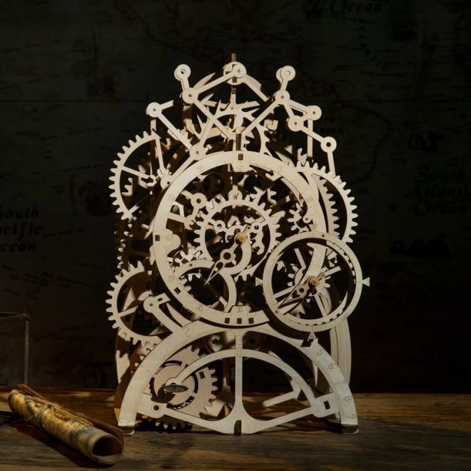 Zegar wahadłowy - 3D drewniane puzzle