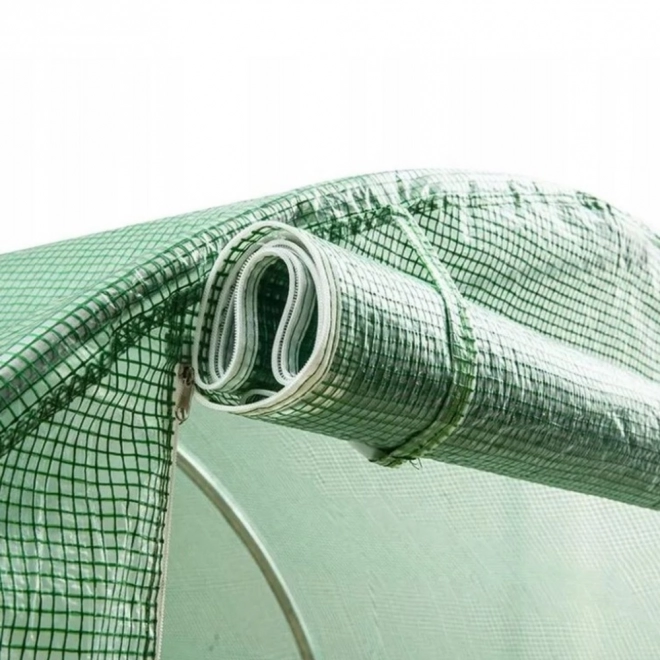 Ogrodowy tunel foliowy szklarnia 4x2,5x2m 10m² zielony