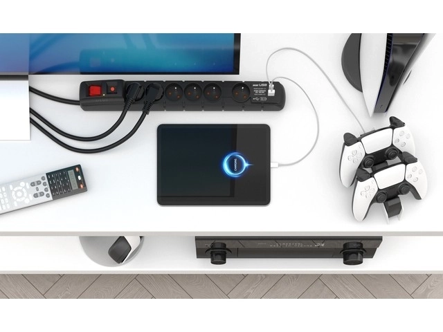 Ochrona przeciwprzepięciowa Acar S6 USB A+C 1,5 m