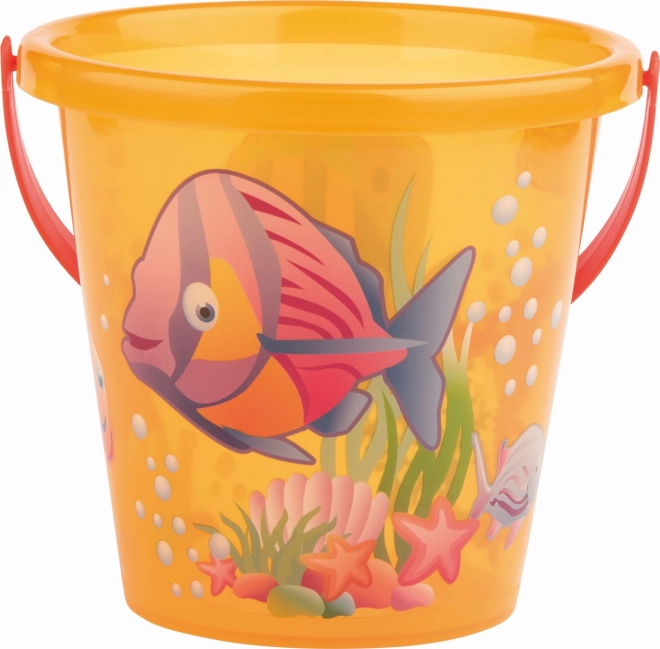 Androni Wiaderko rybki przezroczyste, średnica 13 cm – Oranžový