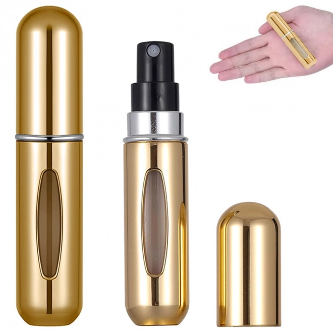 Podróżny rozpylacz z atomizerem perfum 5ml dozownik perfum – złoty