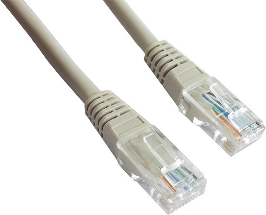 Patch kabel kategorii 5e z ochronną powłoką 0,25 m szary