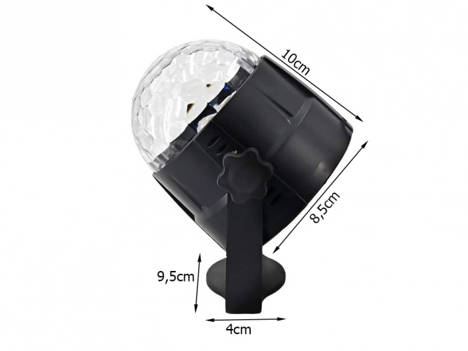 Kula dyskotekowa LED reflektor projektor RGB