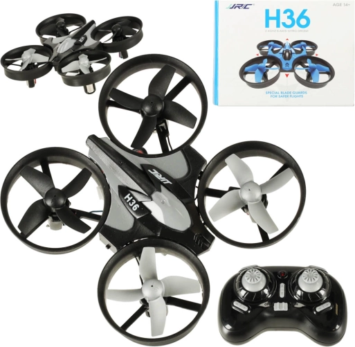 Dron JJRC H36 mini 2,4GHz 4CH z 6‑osiową stabilizacją – czarny