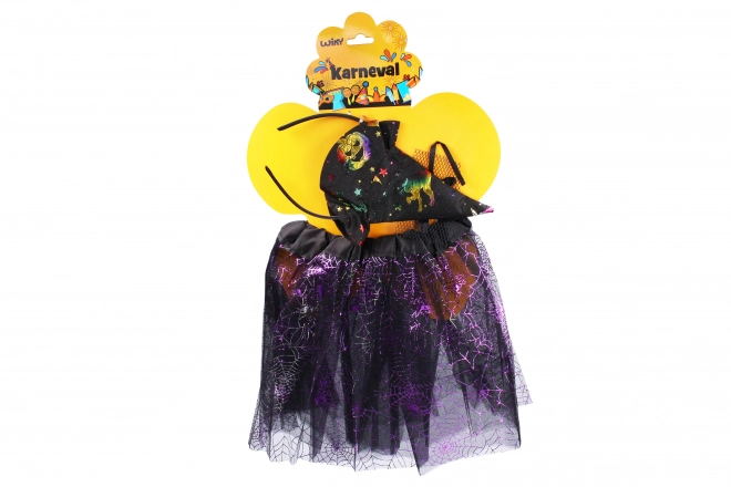 Kostium Halloweenowy dla dzieci - czarodziejka/pająk