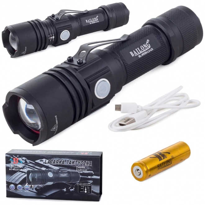 Wojskowa latarka taktyczna z diodami LED Cree XM-L T6