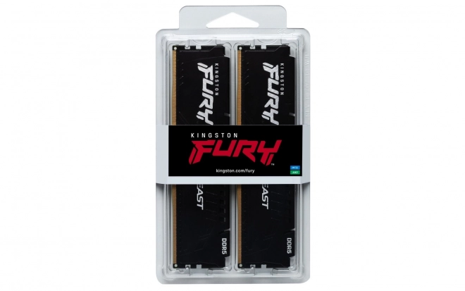 Pamięć Kingston Fury Beast DDR5 32GB (2x16GB) 6400 MHz CL32 czarna
