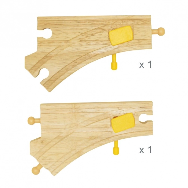 Bigjigs Rail Przełącznik kolejowy 2 szt.