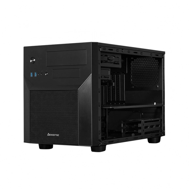 Czarna obudowa komputerowa mATX Cube Mesh Series