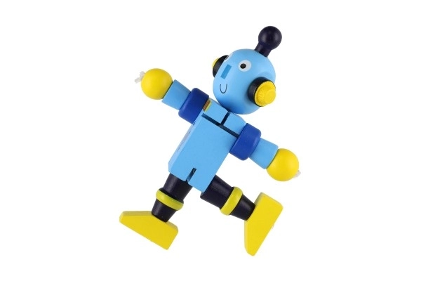 Robot drewniany 12cm od 18 miesięcy - 1 sztuka