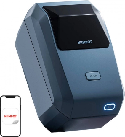 Przenośna drukarka etykiet NIIMBOT K3W – Niebieska