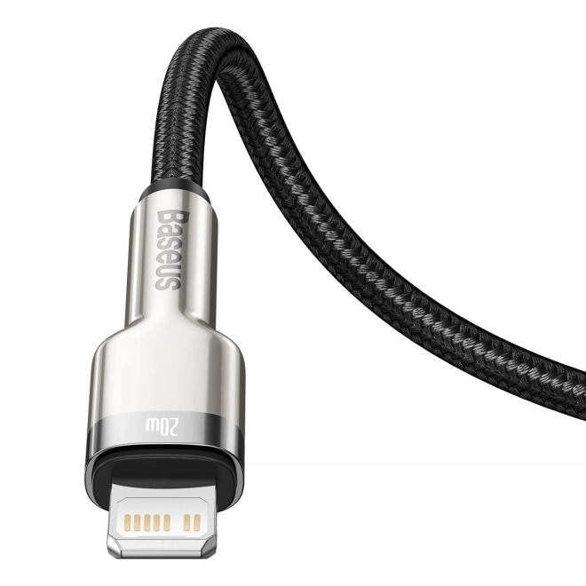Baseus kabel USB-C do Lightning Cafule 20W, 2m czarny
