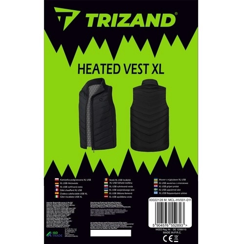 Podgrzewana kamizelka XL USB Trizand 22128