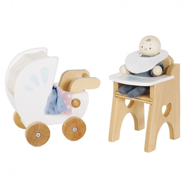 Set Le Toy Van niemowlę z akcesoriami