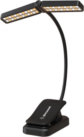 Lampka do czytania Glocusent Wingy USB-C czarna