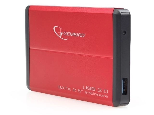 Zewnętrzna obudowa na HDD 2.5'' SATA USB 3.0 czerwona
