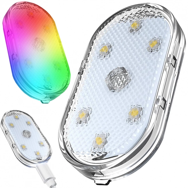 LED RGB oświetlenie wnętrza samochodu - bezprzewodowy dodatek