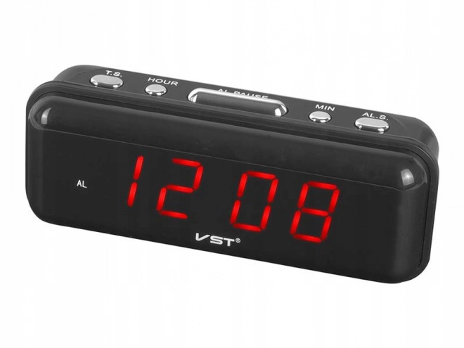 Elektroniczny cyfrowy budzik z wyświetlaczem LED
