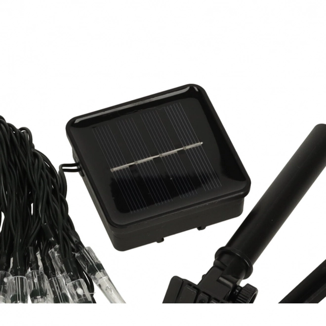 Lampy solarne ogrodowe na balkon zimna biel