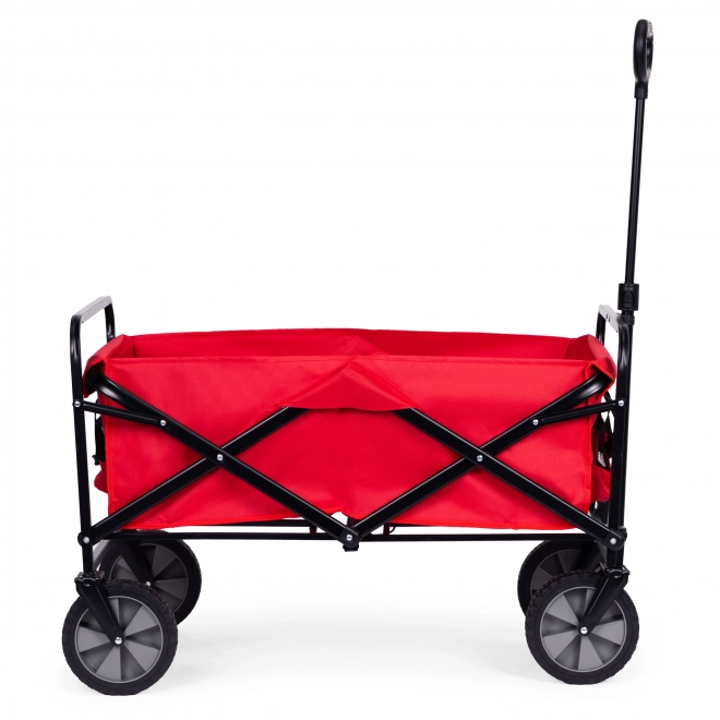 Składany wózek transportowy MultiGarden czerwony 47x105 cm