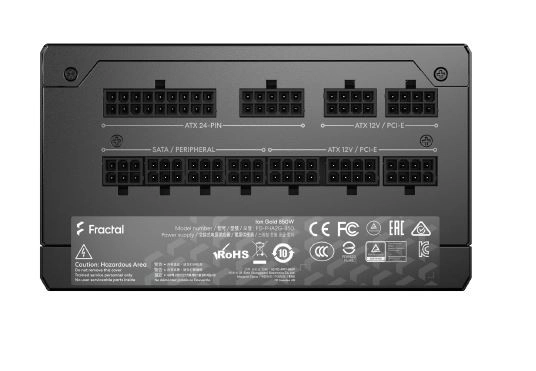 Fractal Ion Gold 850W w pełni modułowe zasilanie