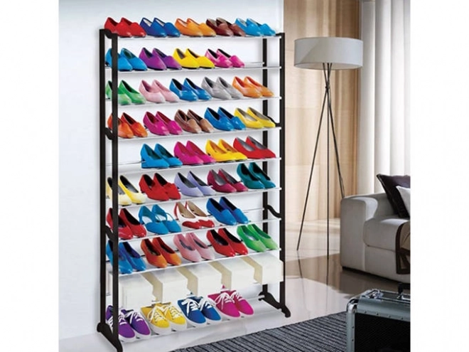 Metalowy stojak na buty 50 par / stojak na buty