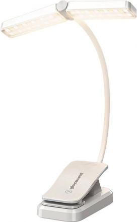 Lampka do książki Glocusent Wingy USB‑C biała