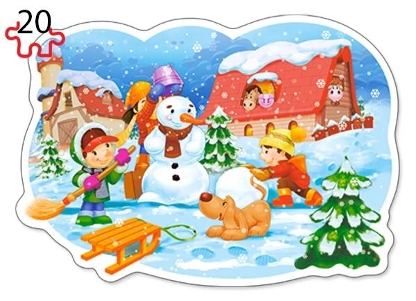 Puzzle Cztery pory roku dla dzieci