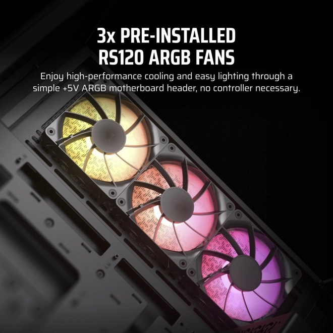 Obudowa komputera Mid-Tower 3500X ICUE LINK RGB TG czarna