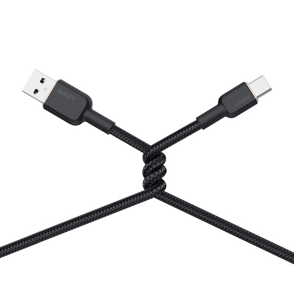 AUKEY kabel nylonowy USB-C na USB-A 1.8m