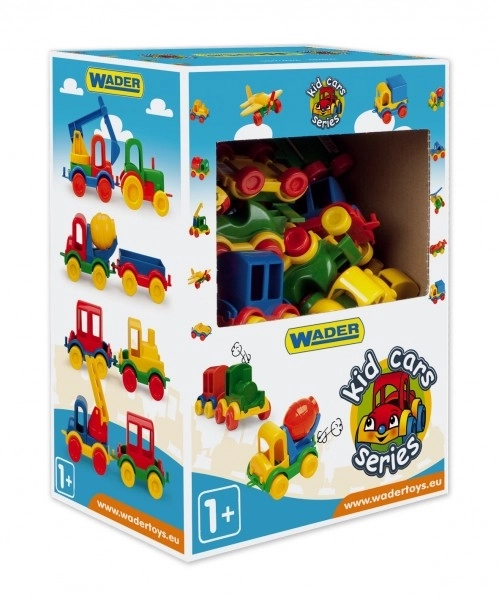 Samochodzik Kid Cars mini plastik 10cm Wader - 1 sztuka
