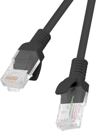 Patch kabel Cat6 UTP 0,5 m – czarny