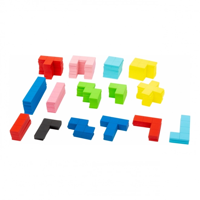 Mały Foot Drewniany Tetris