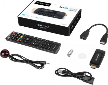 Mini tuner DVB‑T2 HEVC H.265 z HDMI od Kruger&Matz