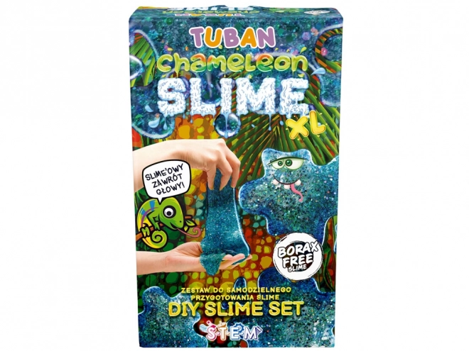 Duży zestaw Slime XL Kameleon