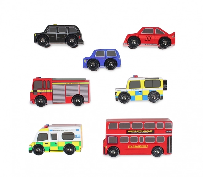 Le Toy Van Zestaw samochodów Londyn