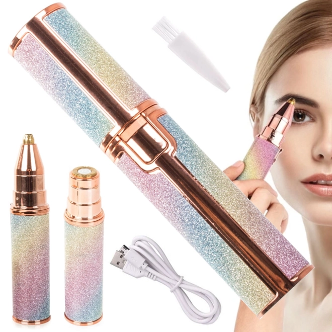 Elegancki depilator i trymer do brwi