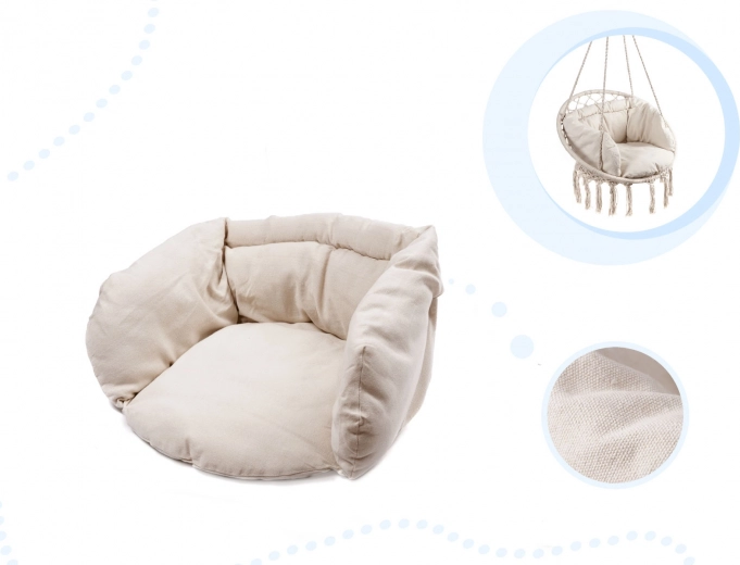 Wygodne siedzenie z miękkimi poduszkami