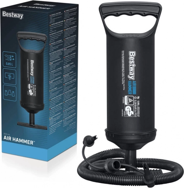Bestway ręczna pompka tłokowa z 3 końcówkami