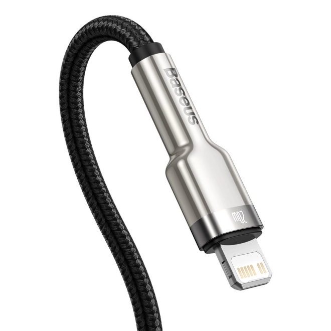 Baseus kabel USB-C do Lightning Cafule 20W, 2m czarny