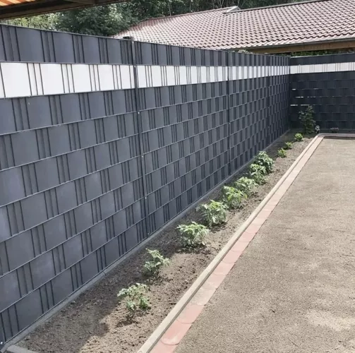 Taśma do ogrodzeń 19cmx35m 630g/m2 antracyt 23703